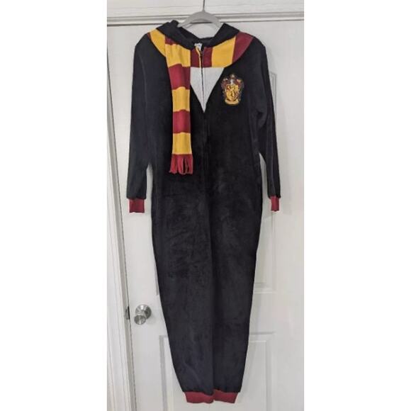 Harry Potter Gryffindor One-Piece Sleepwear Adult Medium Union Suit Cosplay - Picture 1 of 7